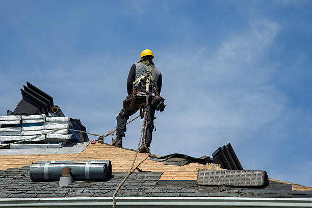 Professional Flat Roof Repair technician working in Newell, WV